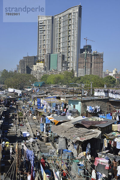 Dhobi Ghat  zentraler Waschplatz