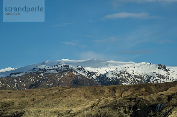 Gletscher Eyjafjallajökull im Hochland