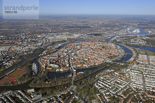 Luftbild  Lübeck