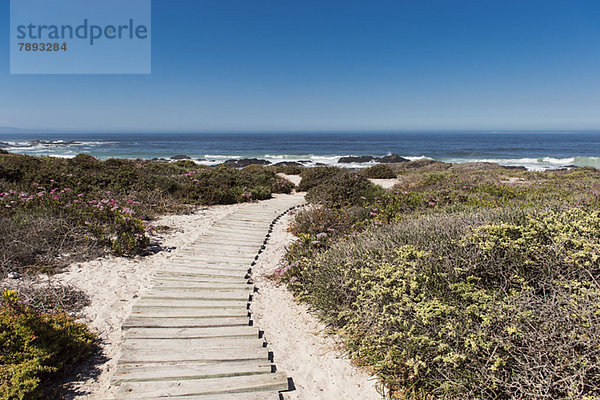 Strandpromenade in Richtung Strand