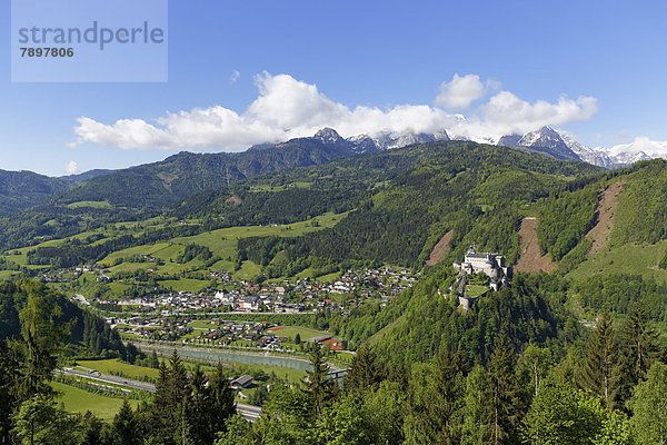 Festung Hohenwerfen  Salzach