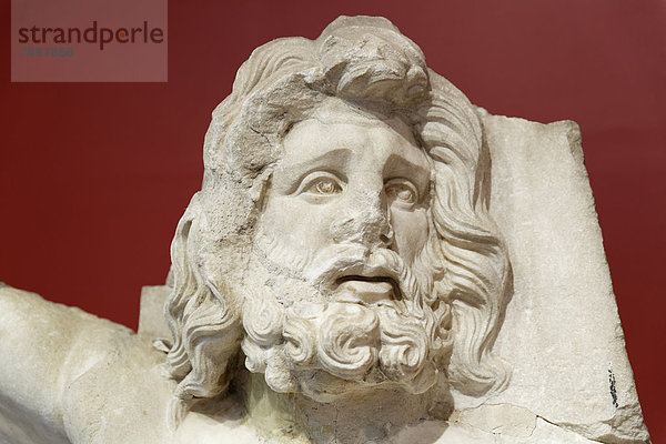 Detail von Demeter und Poseidon aus Smyrna  Museum für Geschichte und Kunst Izmir