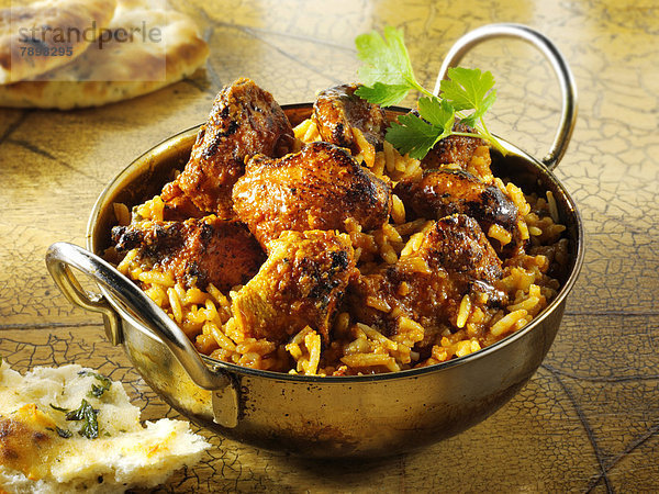 Rogan Josh Hühnchen-Curry  indisches Gericht