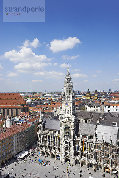 Marienplatz und Neues Rathaus