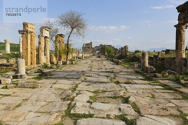 Säulenstraße  antike Stadt Hierapolis