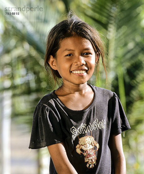 Khmer-Mädchen  Portrait