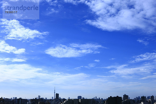 Stadtansicht  Stadtansichten  Wolke  Himmel  Tokyo  Hauptstadt