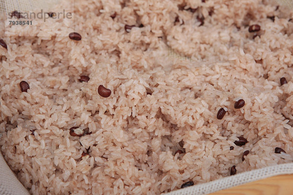 Kaffeebohne  Reis  Reiskorn  rot  Bohne
