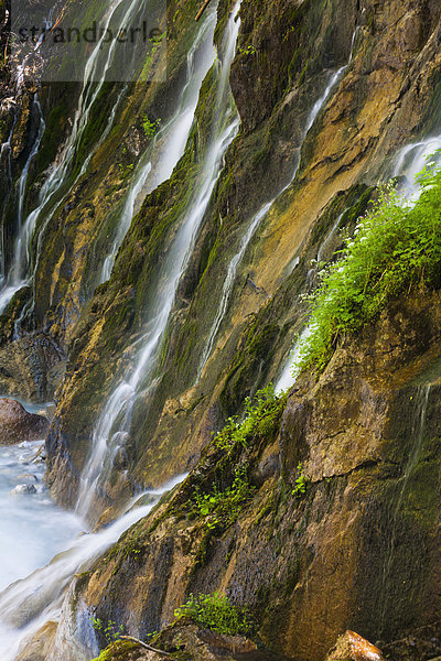 Wasserfälle in der Wimbachklamm