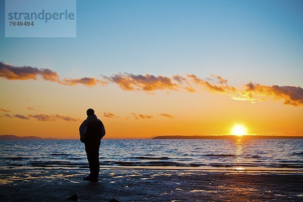 Strand  Sonnenuntergang