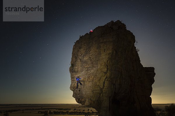 Felsbrocken  Frau  Victoria  Australien  klettern