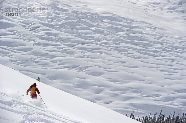 Frau  Ski  über