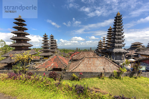 Indonesien  Blick auf den Pura Penataran Agung Tempel
