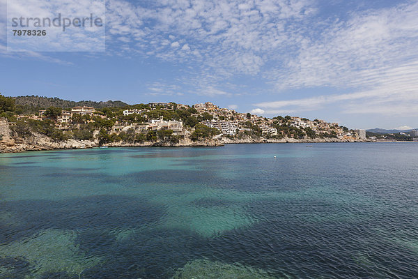 Spanien  Balearen  Mallorca  Blick auf das Hotel Cala Fornells