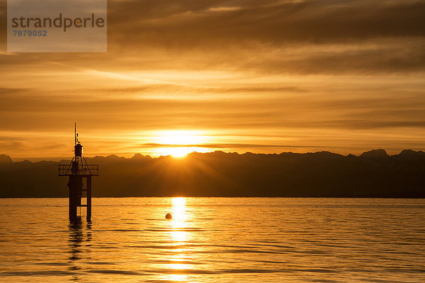 Germany  View of lighthouse at Lake Constance