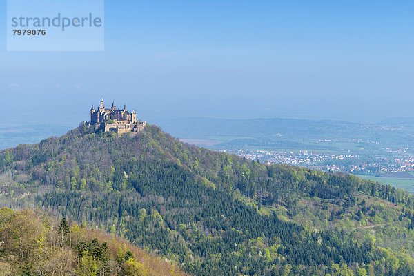 Germany  Baden Wuerttemberg  View of Hohenzollern Castle