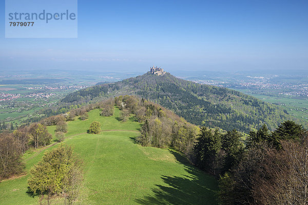 Germany  Baden Wuerttemberg  View of Hohenzollern Castle