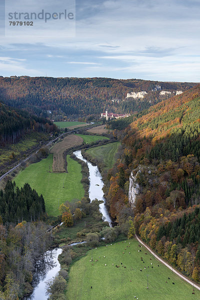Germany  Baden Wuerttemberg  View of Upper Danube valley