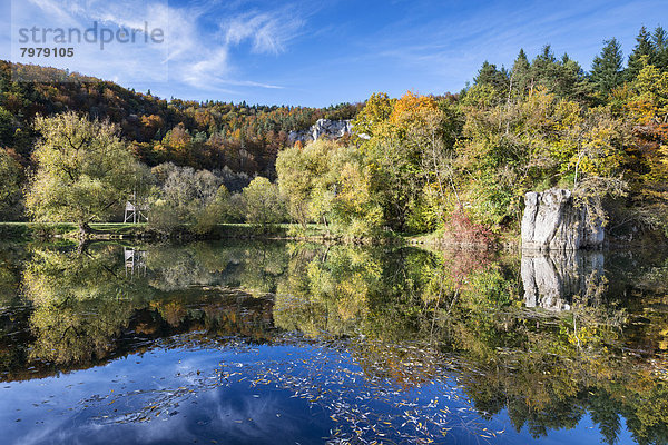 Germany  Baden Wuerttemberg  View of Upper Danube Nature Park