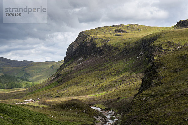Großbritannien  Schottland  Blick auf die Berge des Northern Highlands