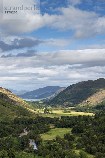 Großbritannien  Schottland  Blick auf Loch Broom in den Northwest Highlands