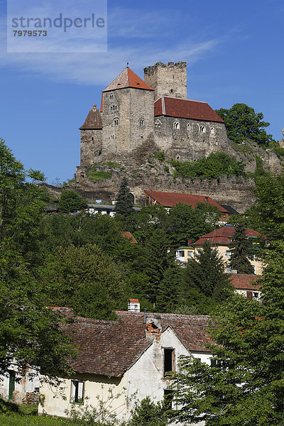 Austria  View of Hardegg Castle