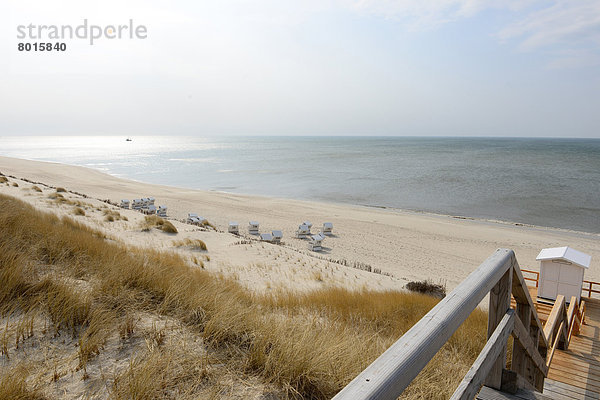 Strand bei Westerheide  Sylt  Schleswig-Holstein  Deutschland  Europa