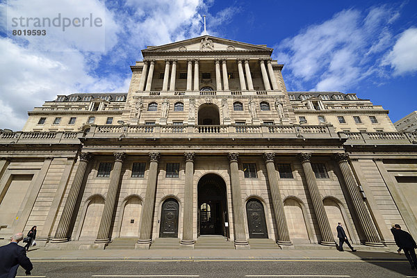 Die Bank of England  Threadneedle Street