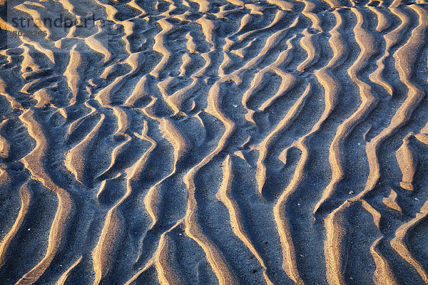 Strand  Sand  gewellt