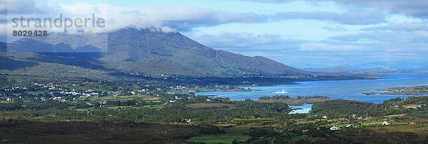 A town on the coast Castletown berehaven county cork ireland