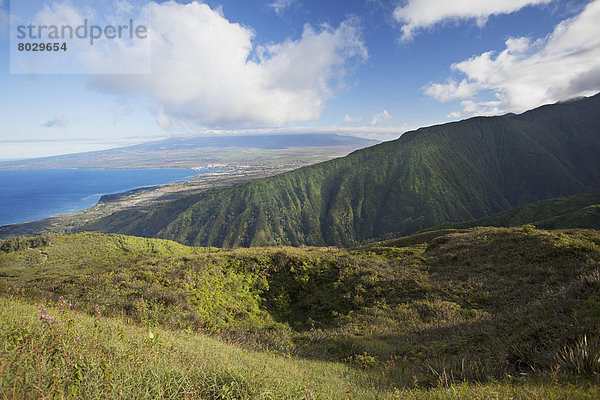 Wasserrand  Amerika  Ansicht  Verbindung  Hawaii  Maui  Norden