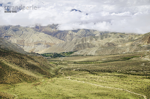 Berg  Landschaft  vorwärts  Richtung  Mustang