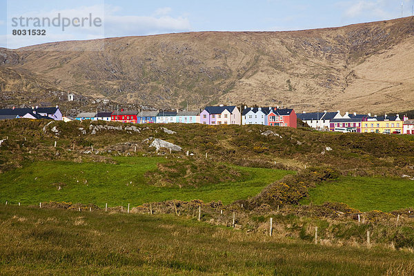 Colourful houses Allihies county cork ireland