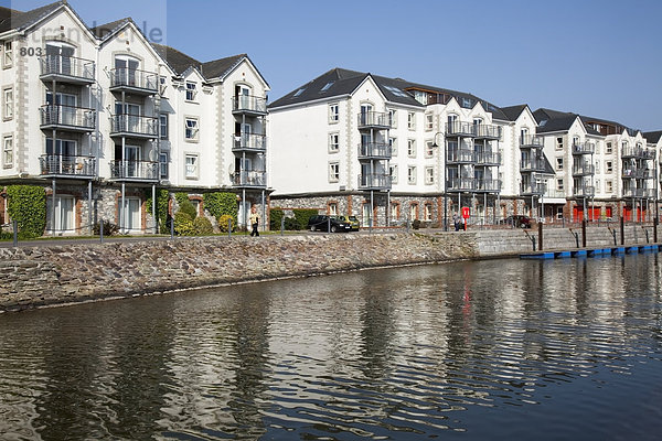 Residential buildings along the water Tralee county kerry ireland