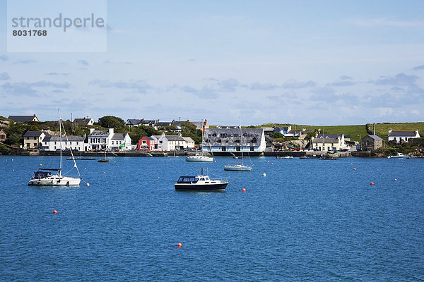 Boats in the harbour Crookhaven county cork ireland