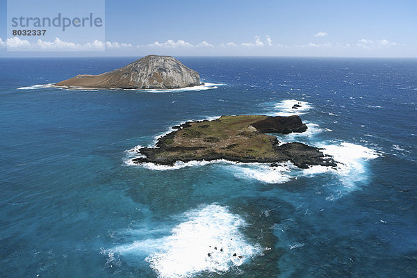 über  Insel  Kaninchen  Ansicht  Hawaii  Oahu