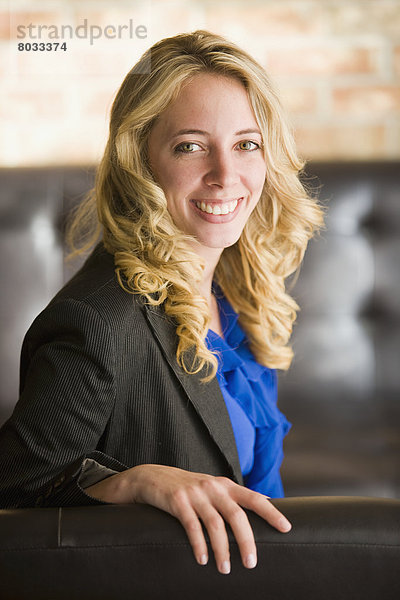 Portrait Of Young Businesswoman  Bradford Ontario Canada