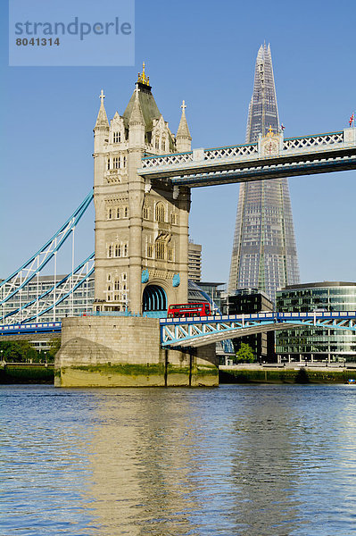 Ansicht der Tower Bridge  London  Großbritannien