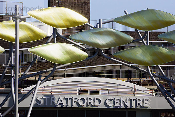 Ansicht von Stratford Center  London  Großbritannien