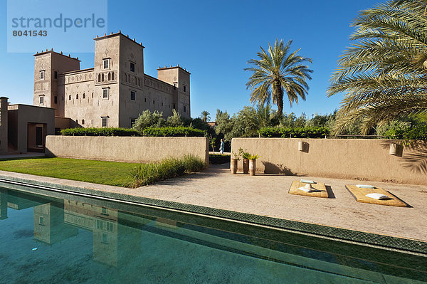 Hotel  schwimmen  Kasbah  Marokko