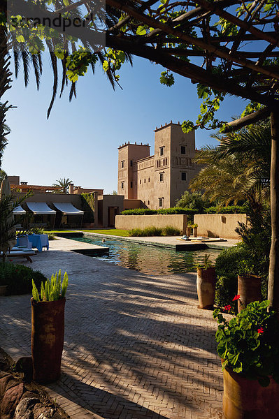 Hotel  schwimmen  Kasbah  Marokko