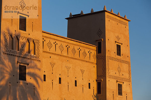 Wand  Schatten  Hotel  Verabredung  Abenddämmerung  Kasbah  Marokko