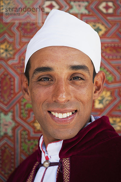 Portrait  Mann  Tradition  Kleidung  Marrakesch  Marokko