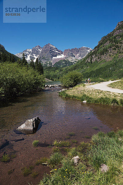 Maroon Bells  Aspen  Colorado  USA