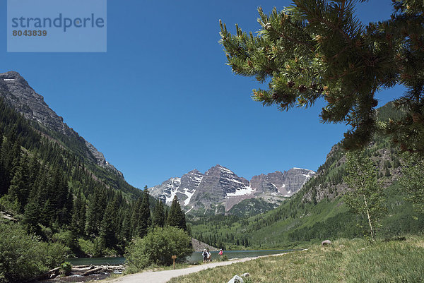 Maroon Bells  Aspen  Colorado  USA