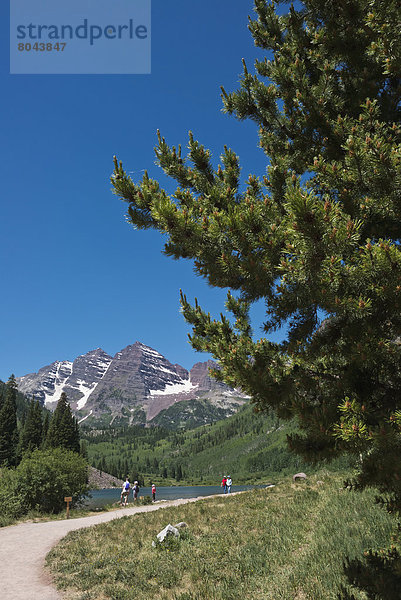 Maroon Bells  Aspen  Colorado  USA