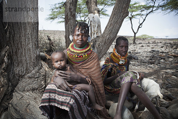 Portrait  Frau  Kleidung  Tradition  Kenia