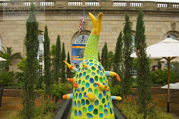 Vereinigte Staaten von Amerika USA Washington DC Hauptstadt Skulptur Garten Verbindung Botanik modern