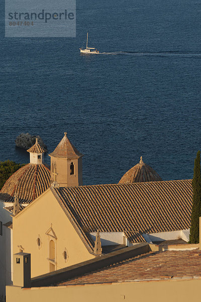 sehen  über  Kirche  Ibiza  Spanien