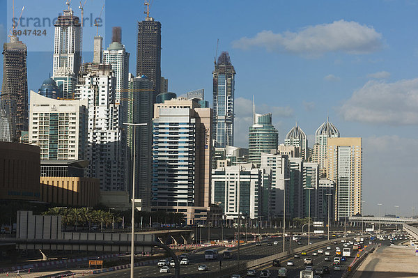 Vereinigte Arabische Emirate  VAE  Fernverkehrsstraße  Büro  Nachbarschaft  Dubai